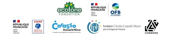 Fondation Ecotone, OFB, Ademe, Fondation Carasso, Fondation pour le progrès de l'Homme, Commons2050