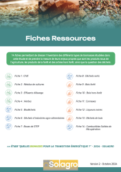 Extrait de fiches ressources permettant de dresser l’inventaire des différents types de biomasses étudiées